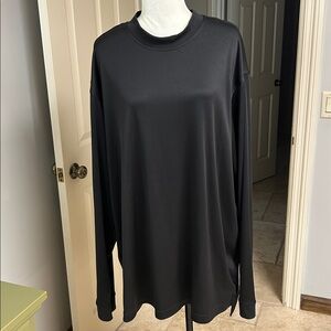 Adidas ClimaLite Golf Men's Charcoal Grey Long Sleeve Shirt